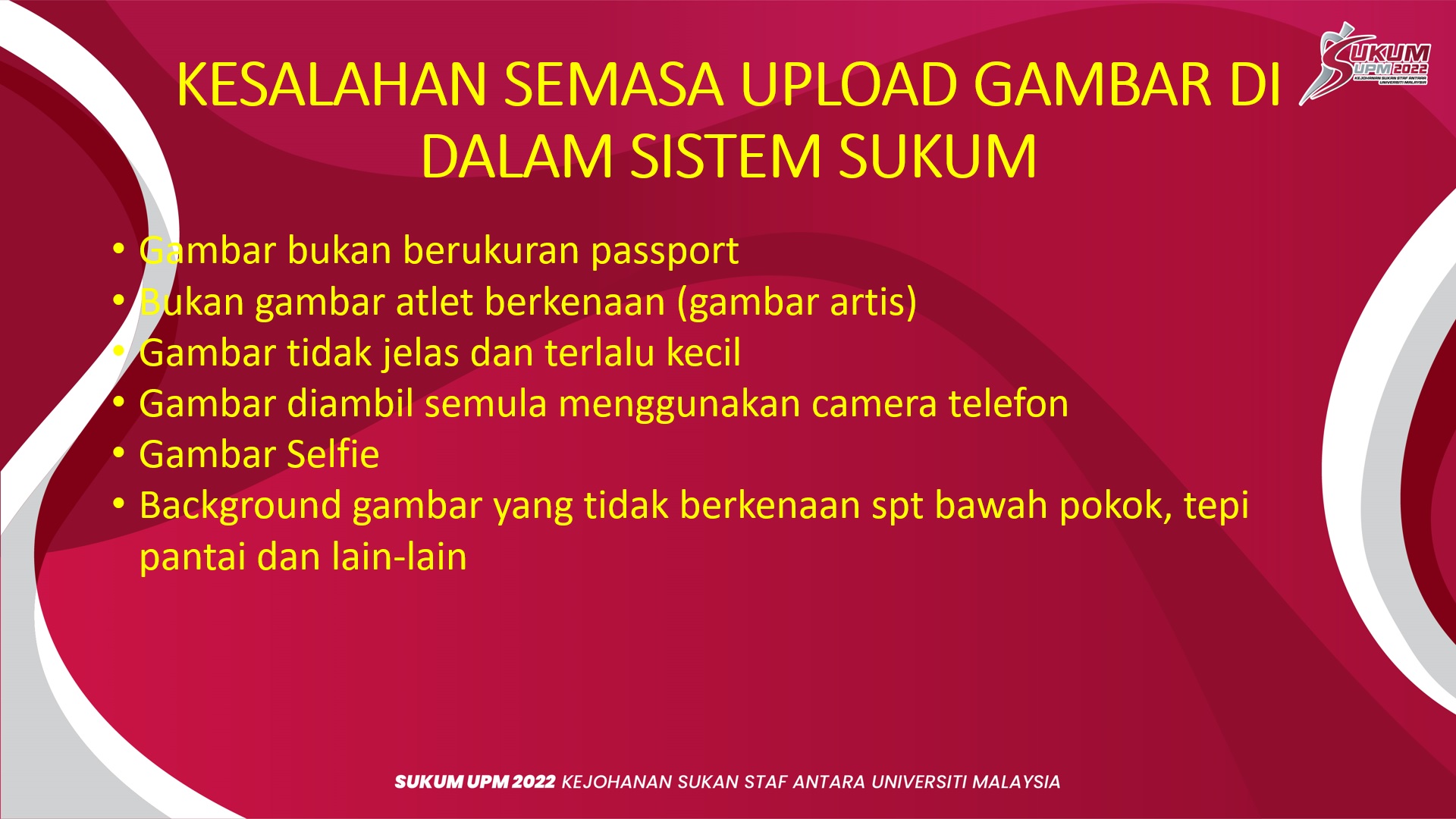 KESALAHAN UPLOAD GAMBAR DIDALAM SISTEM SUKUM